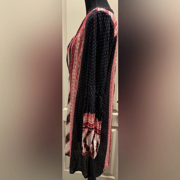 Free People Peacemaker Dress, Black Combo, Small, EUC - Picture 11 of 13
